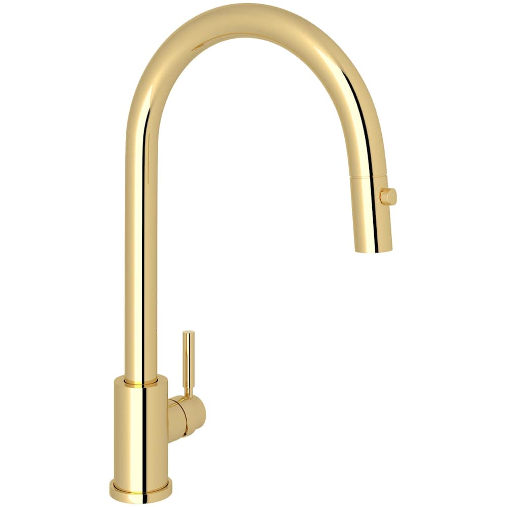 Holborn 1.75 GPM Single Hole Pull Down Kitchen Sink Faucet