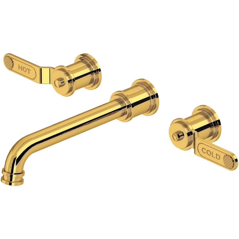 Armstrong Wall Mounted Widespread Bathroom Faucet Trim with Lever Handles
