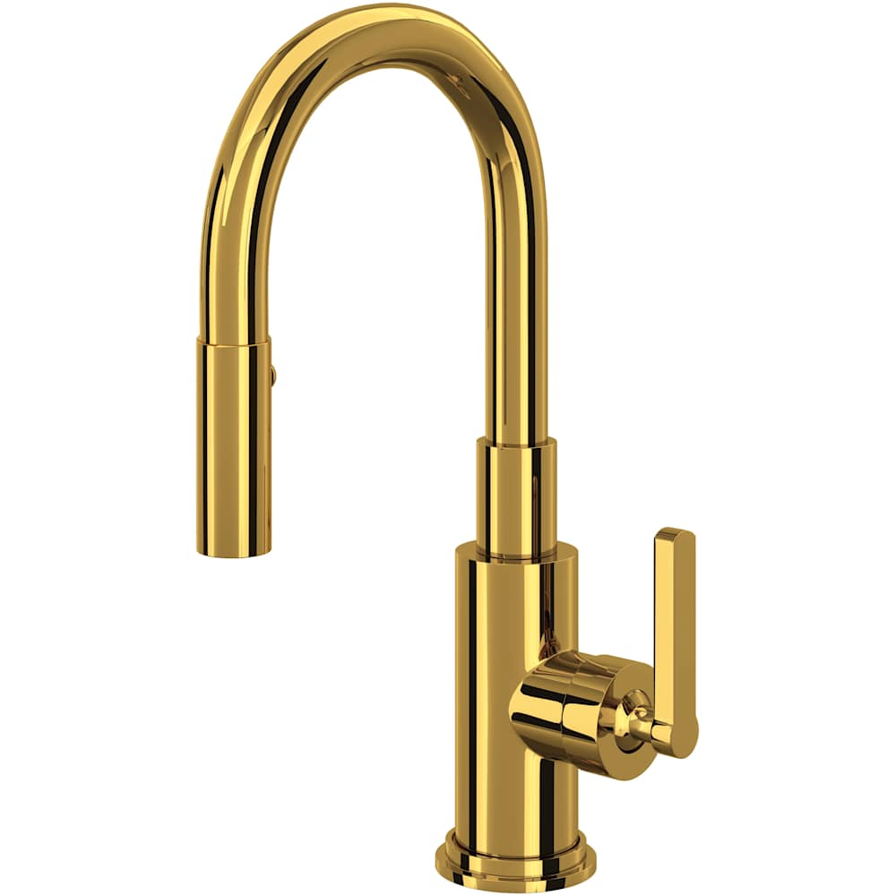 Lombardia 1.8 GPM Single Hole Pull Down Bar Faucet