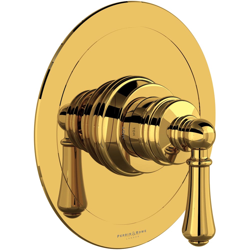 Georgian Era Pressure Balanced Valve Trim Only with Single Lever Handle and Volume Control - Less Rough In