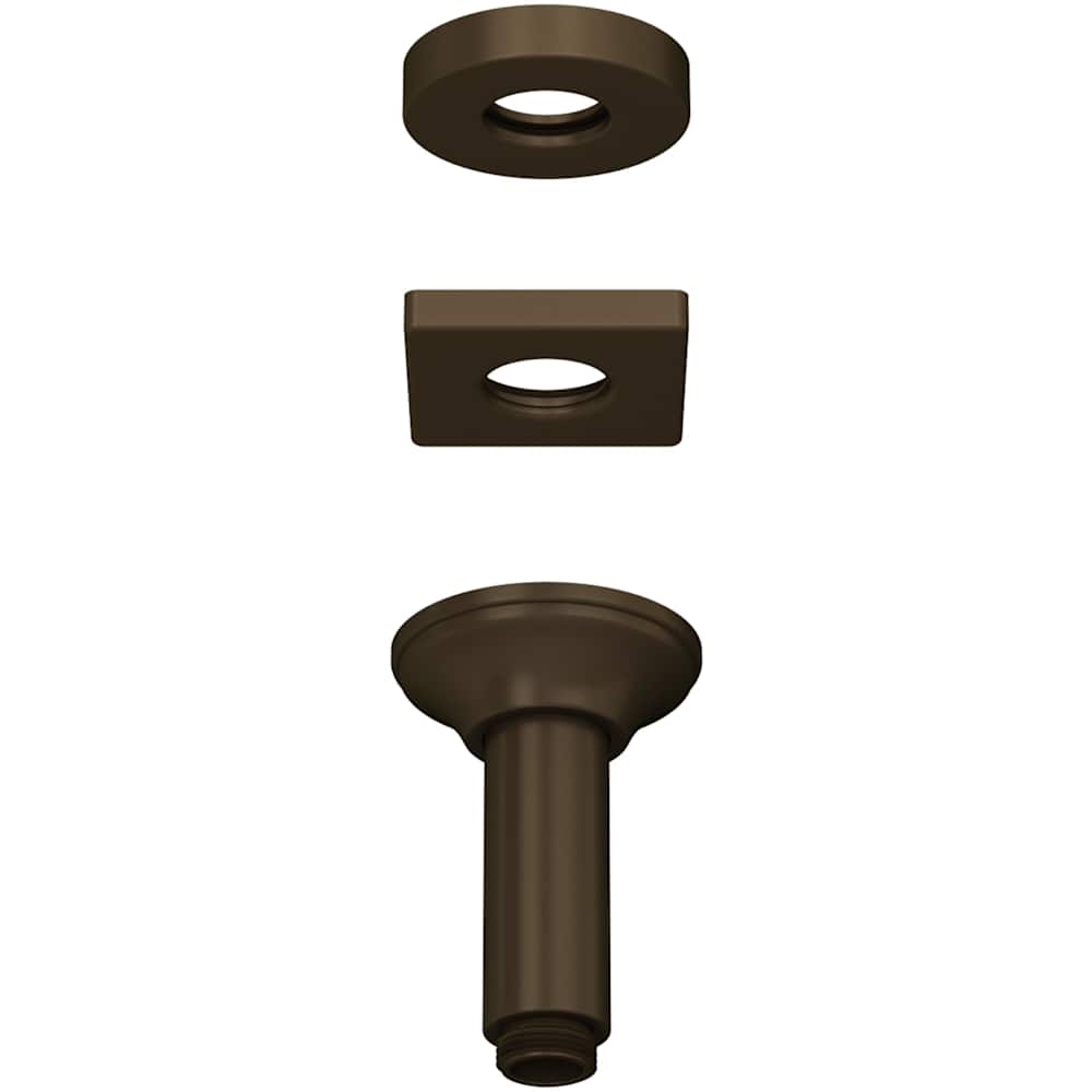 Shower 3-11/16" Ceiling Mounted Shower Arm and Flange