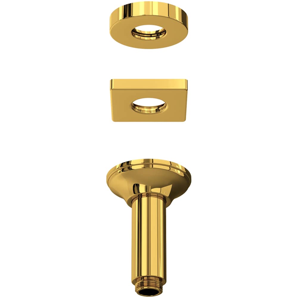 Shower 3-11/16" Ceiling Mounted Shower Arm and Flange