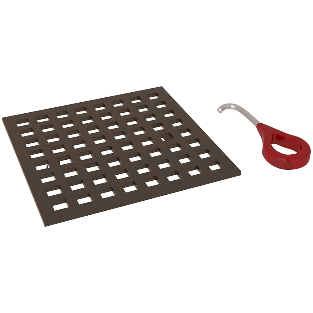 Matrix 5-1/8" x 5-1/8" Decorative Spa Shower Drain Cover