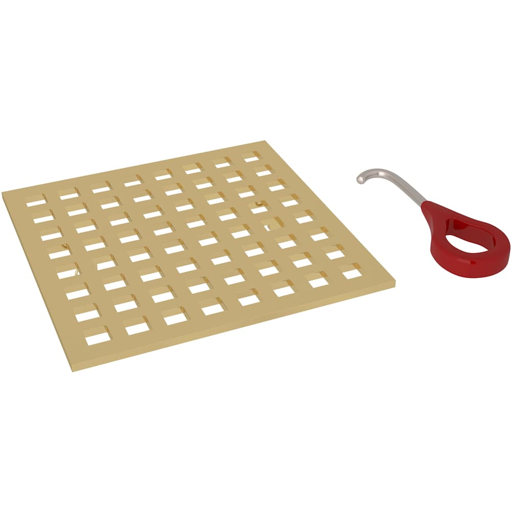 Matrix 5-1/8" x 5-1/8" Decorative Spa Shower Drain Cover