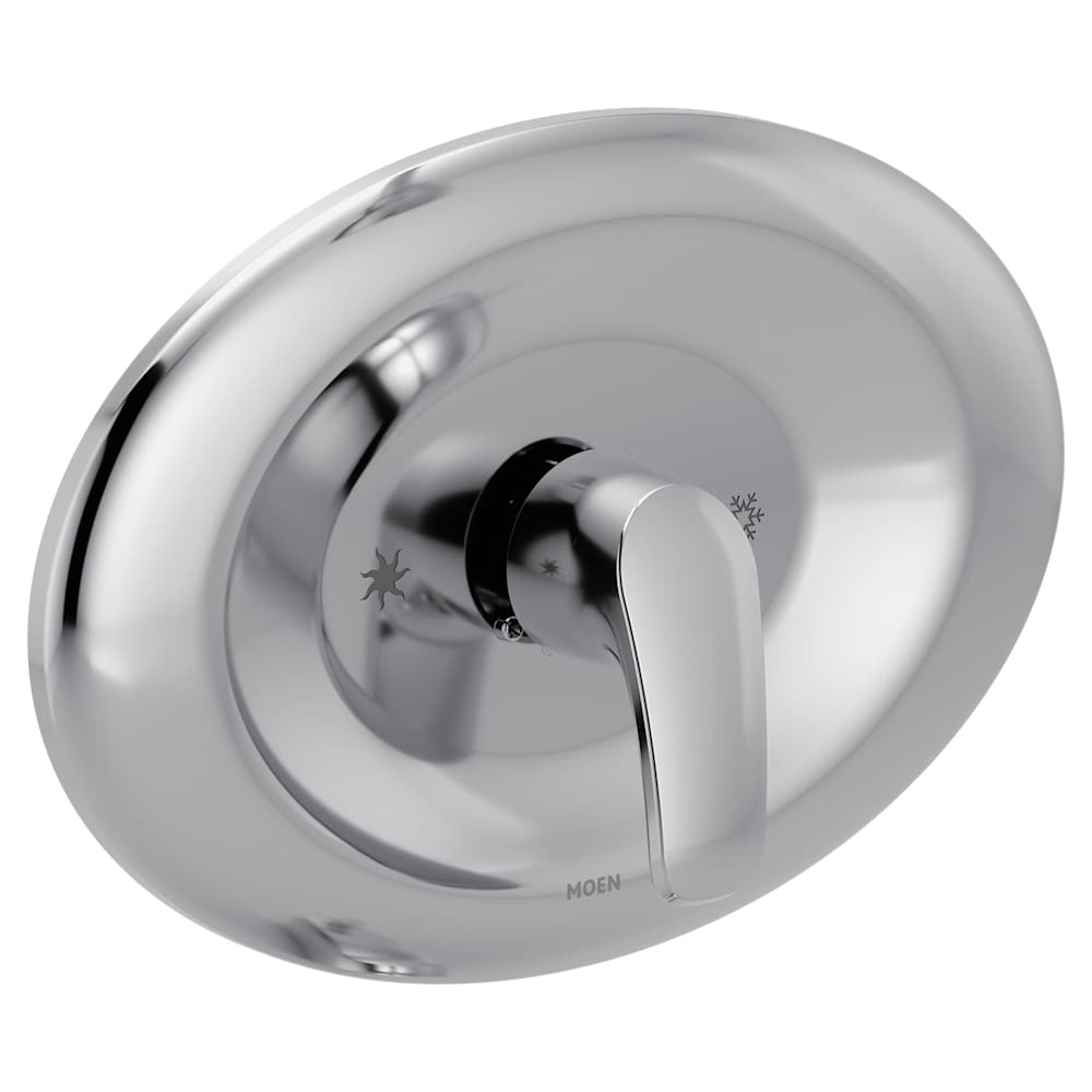 Moen Chateau Thermostatic Valve Trim Only with Single Lever Handle Polished Chrome