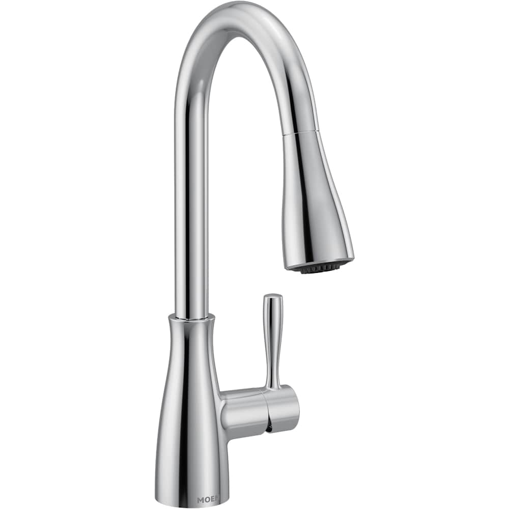 Moen Elbur 1.5 GPM Single Hole Kitchen Faucet Chrome