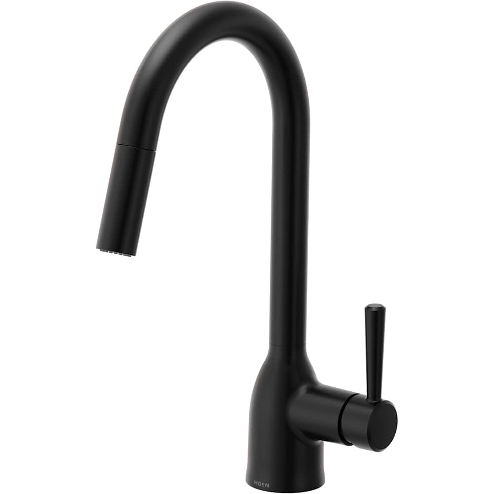Moen Chateau 1.5 GPM Single Hole Kitchen Faucet Matte Black