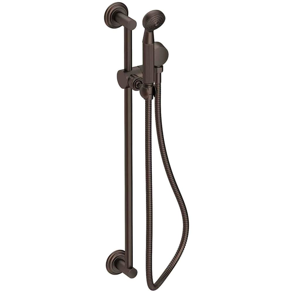 Single Function Wall Mount Handshower Kit with Slide Bar and Adjustable Bracket