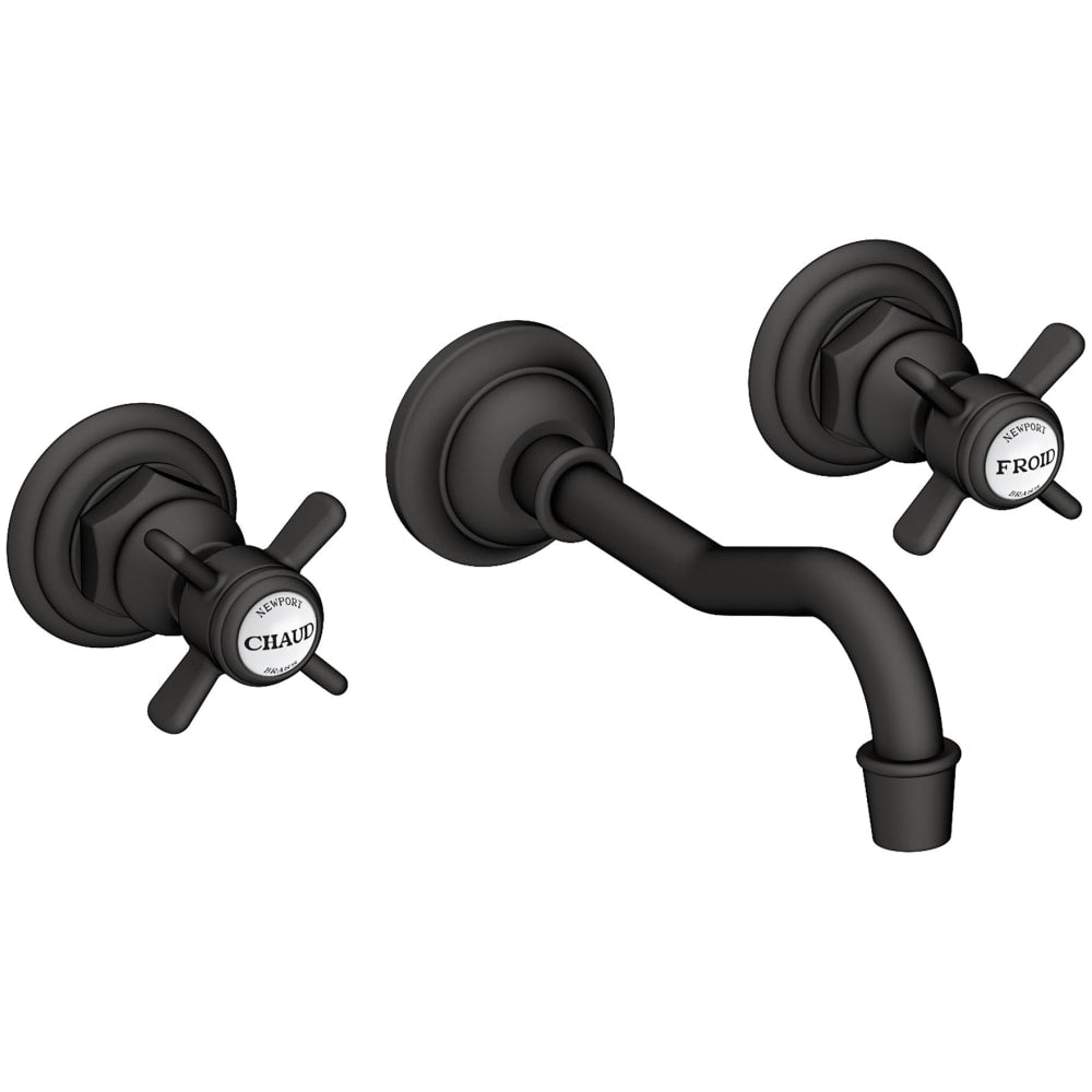 Fairfield 1.2 GPM Wall Mounted Widespread Bathroom Faucet