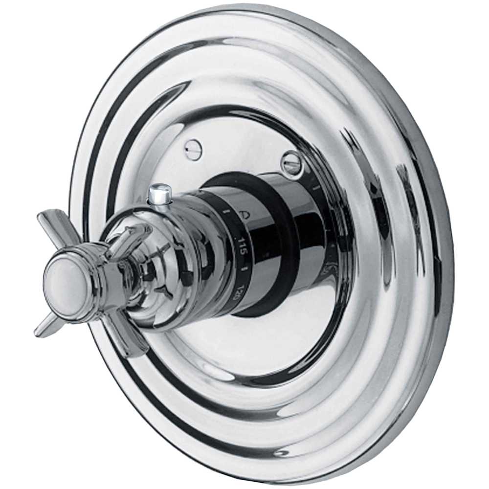 Fairfield Thermostatic Valve Trim Only with 1 Cross Handles - Less Rough In