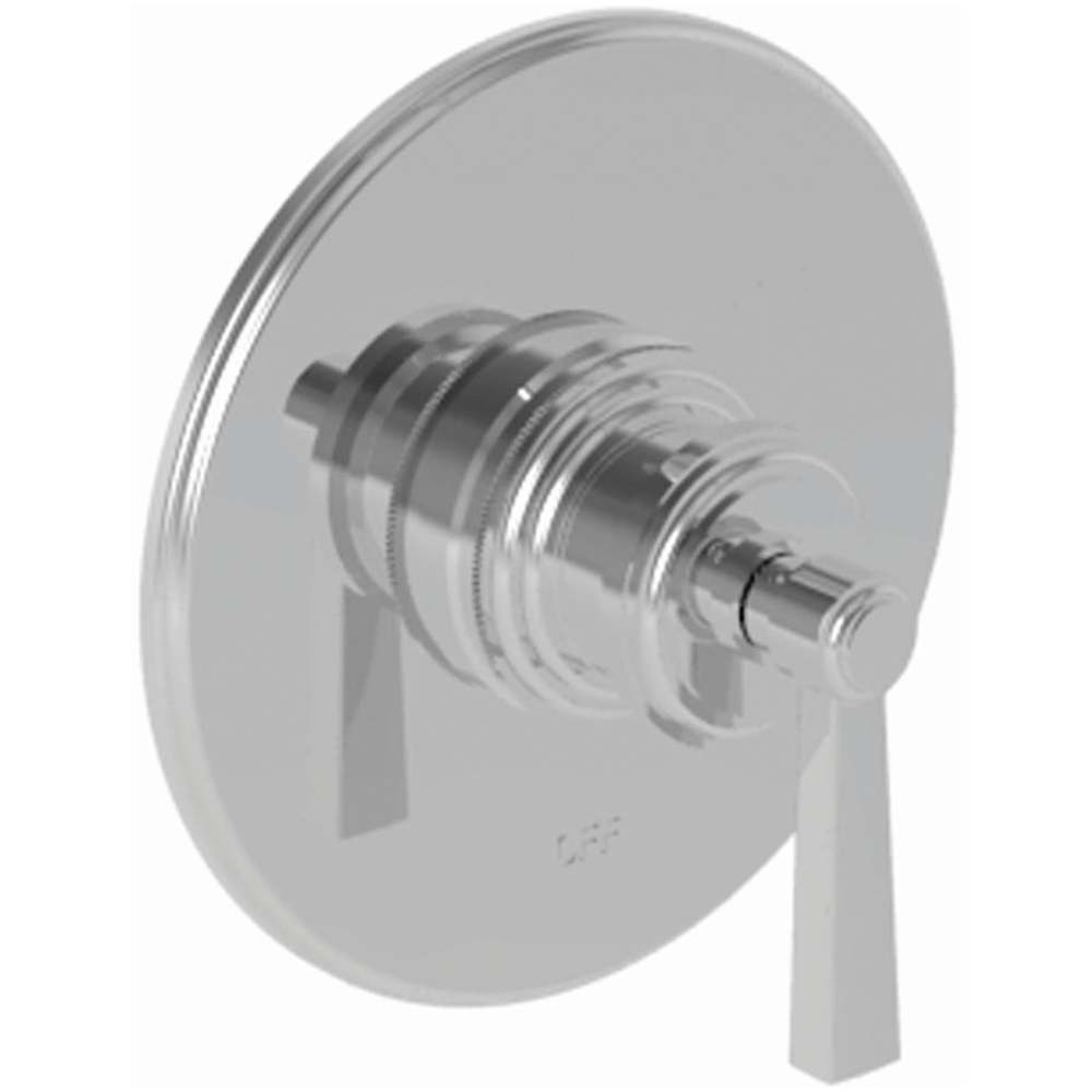 Miro Collection Single Handle Round Pressure Balanced Shower Trim Plate Only with Metal Lever Handle