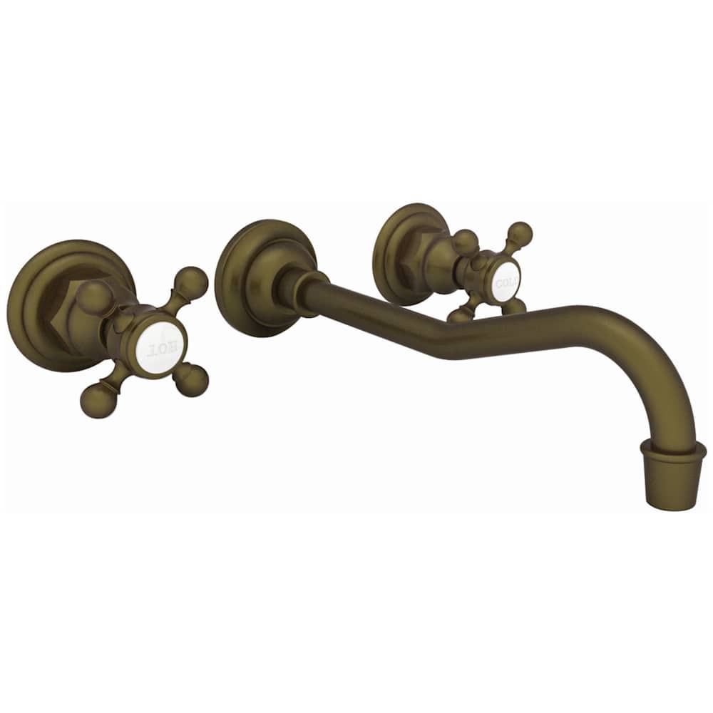 Chesterfield 1.2 GPM Wall Mounted Widespread Bathroom Faucet