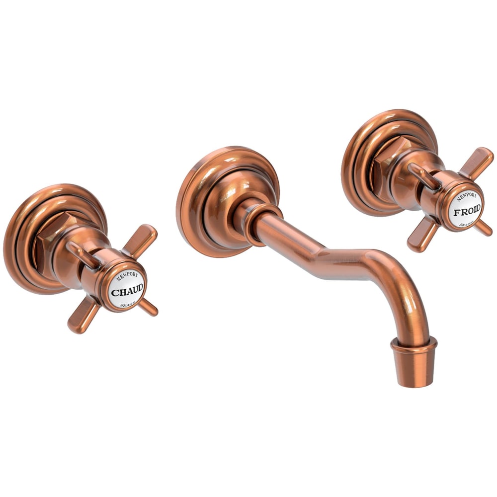 Fairfield 1.2 GPM Wall Mounted Widespread Bathroom Faucet