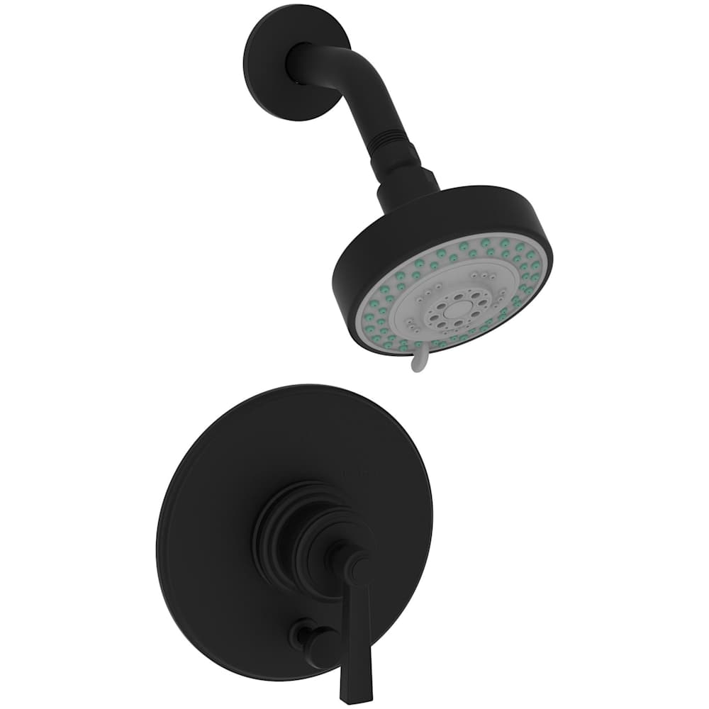 Miro Single Handle Pressure Balanced Shower Trim Only with Metal Lever Handle less Valve