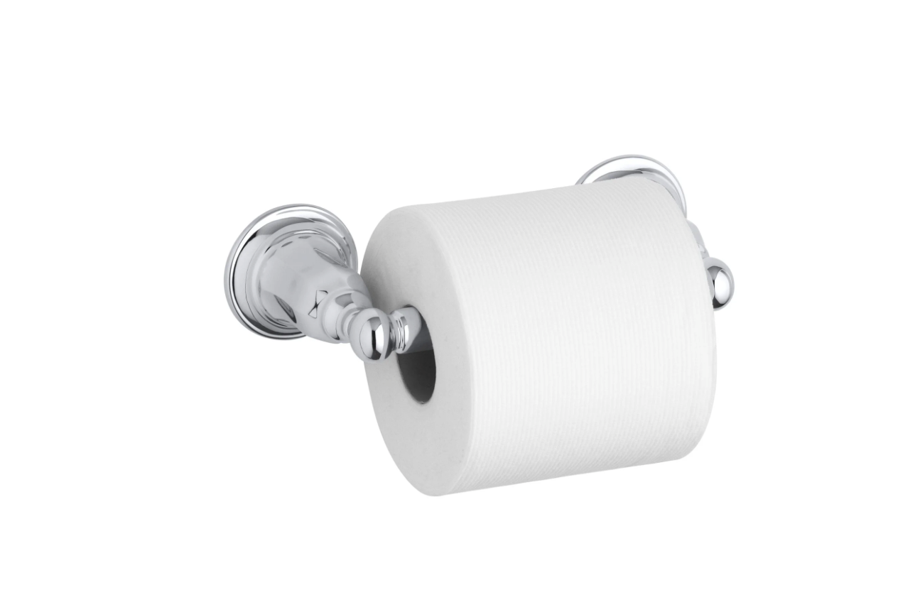 K-13504-CP Kelston Double Post Tissue Holder - OPEN BOX