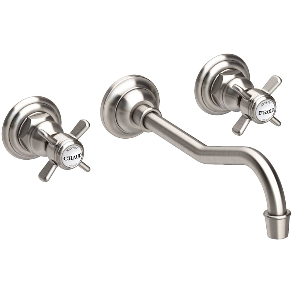 Fairfield 1.2 GPM Wall Mounted Widespread Bathroom Faucet