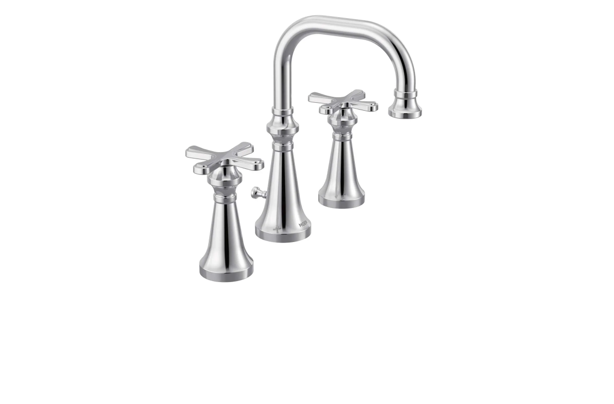 Colinet 1.2 GPM Widespread Bathroom Faucet with Pop-Up Drain Assembly