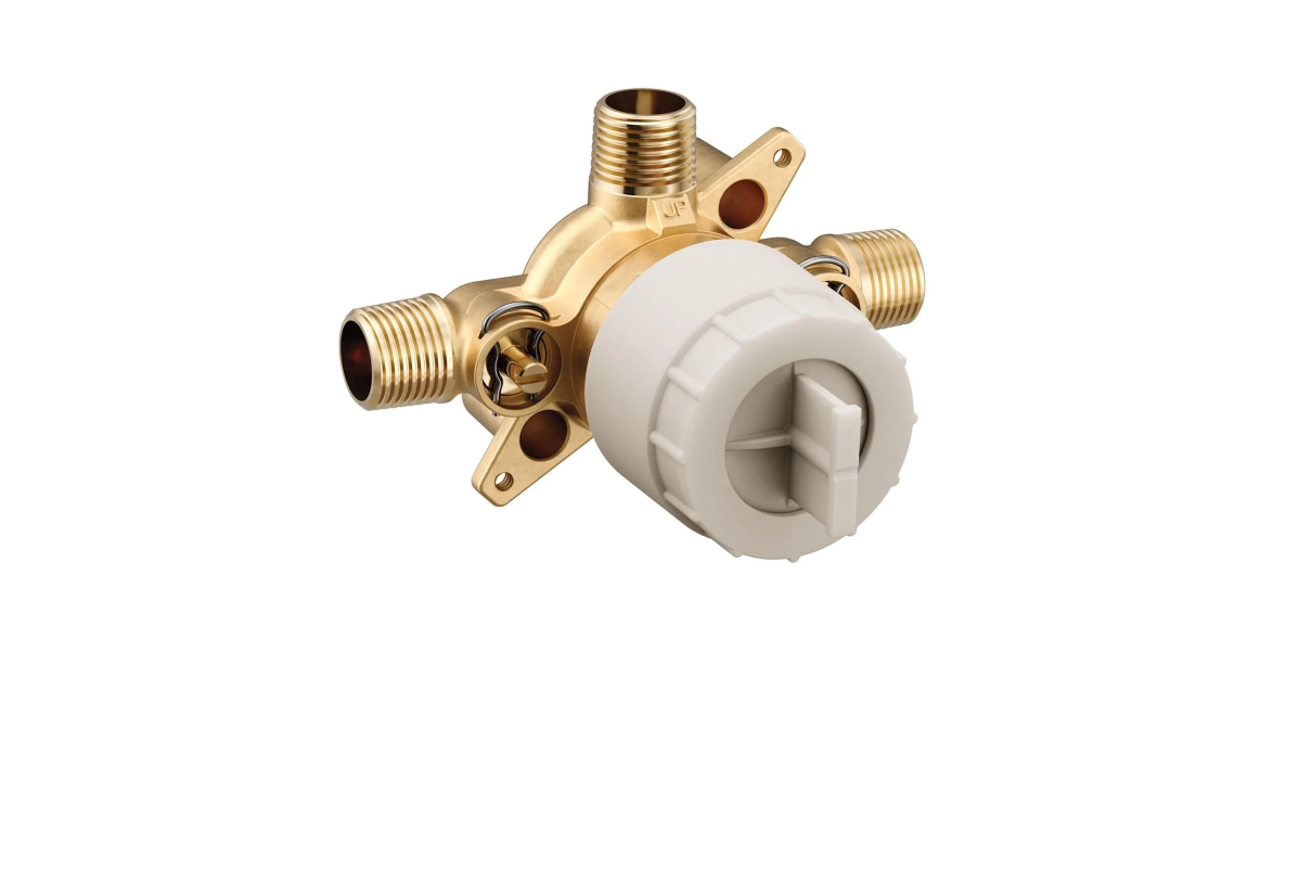 M-Core 3 Port Pressure Balanced 1/2" CC and IPS Shower Only Valve with Stops