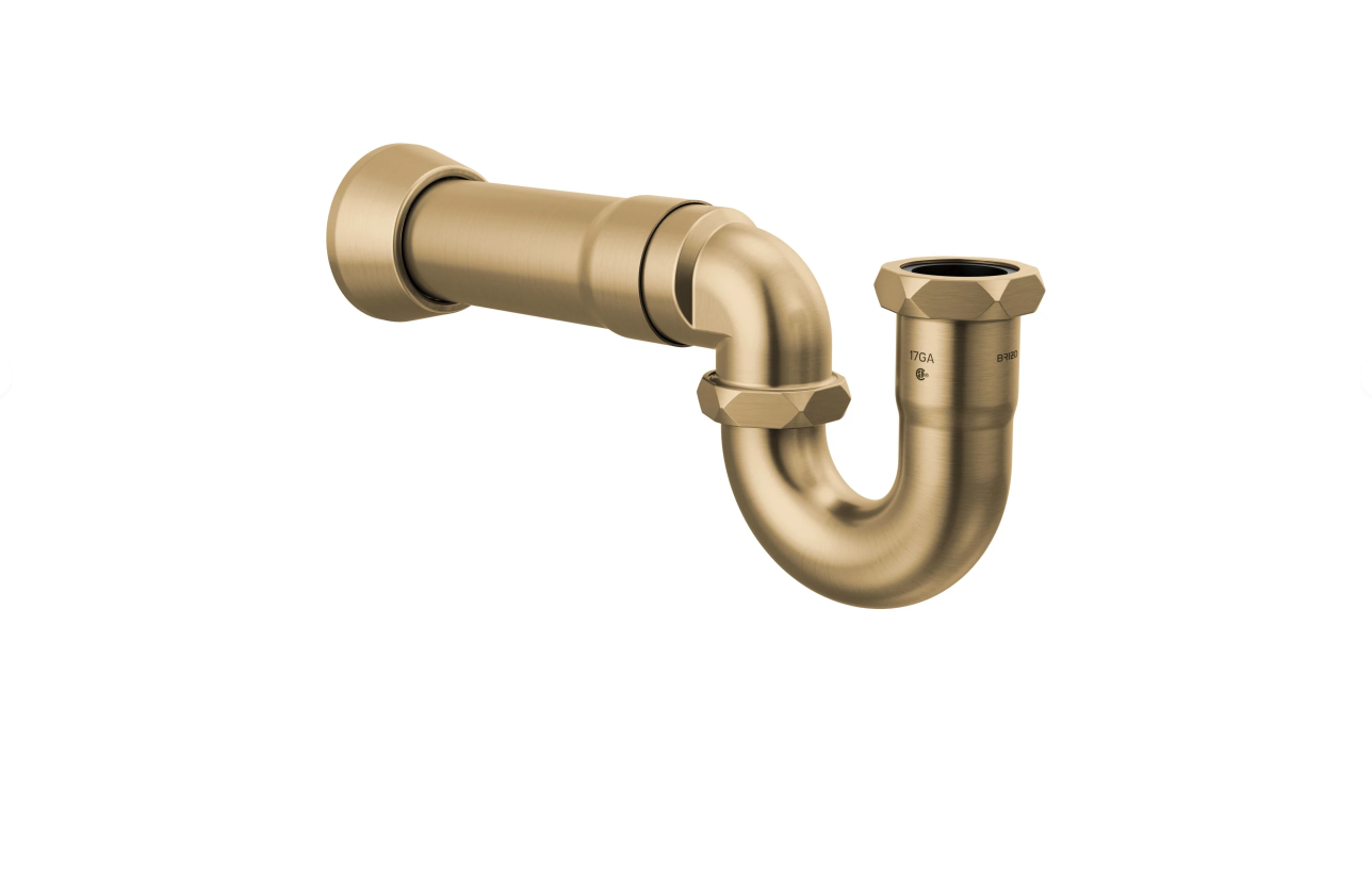 17 Gauge P-Trap with Flange - OPEN BOX