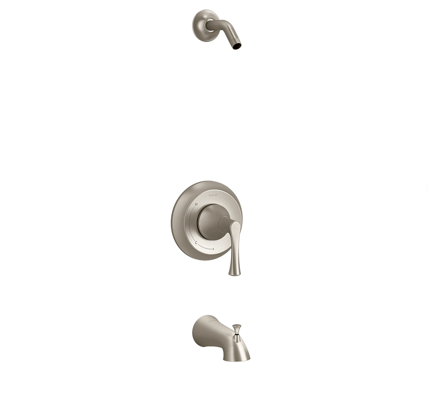 Buckley Tub and Shower Trim Package Shower Head