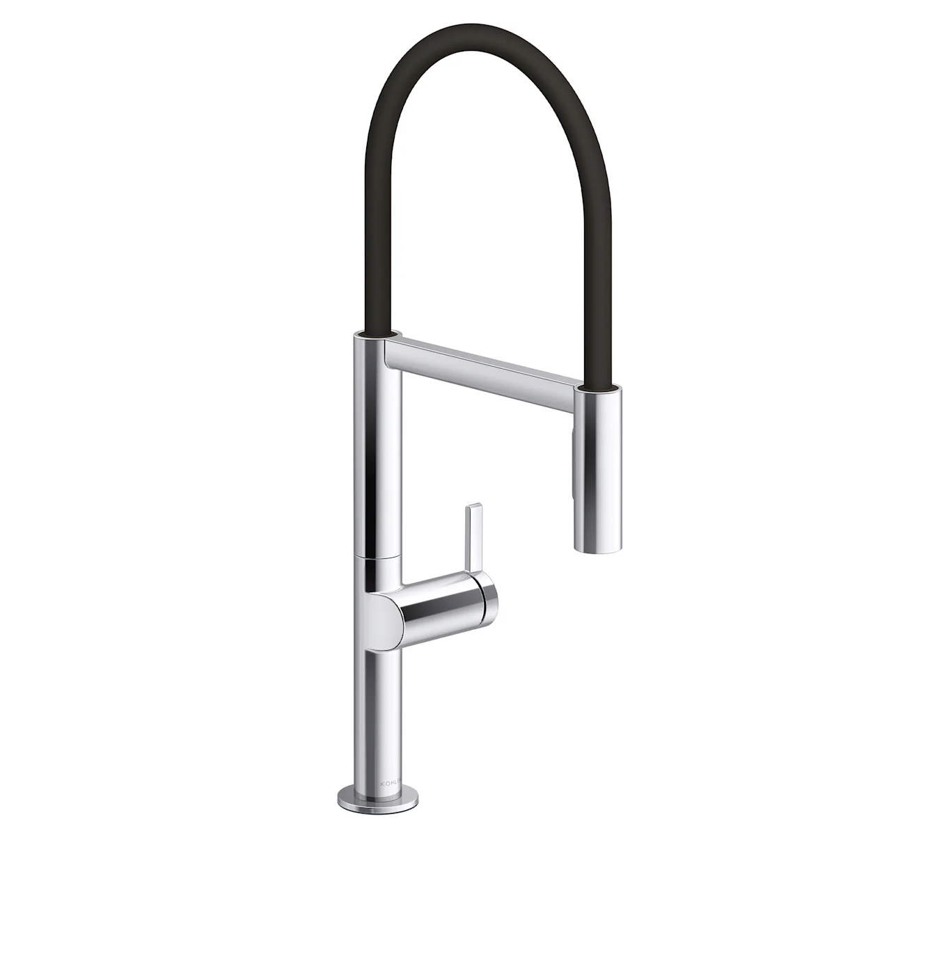 Components 1.5 GPM Single Hole Pre-Rinse Pull Down Semi-Professional Kitchen Faucet with Two Function MasterClean Sprayhead, DockNetik and Sweep Spray