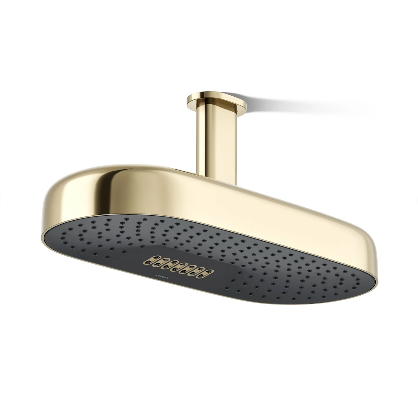 Statement 2.5 GPM Multi Function Rain Shower Head with MasterClean Sprayface and Katalyst Air Induction Technology