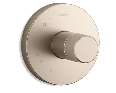 Components Single Function Pressure Balanced Valve Trim Only with Single Knob Handle - Less Rough In