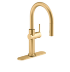 Vibrant Brushed Moderne Brass