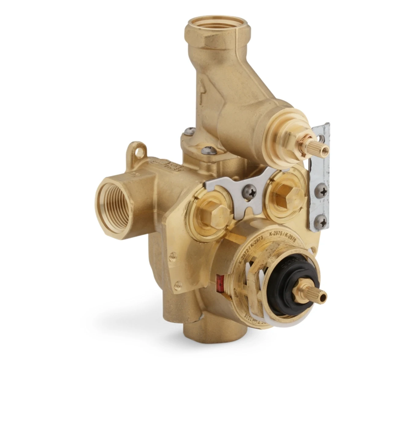MasterShower 3/4" Thermostatic Valve with Integral Volume Control and Stops
