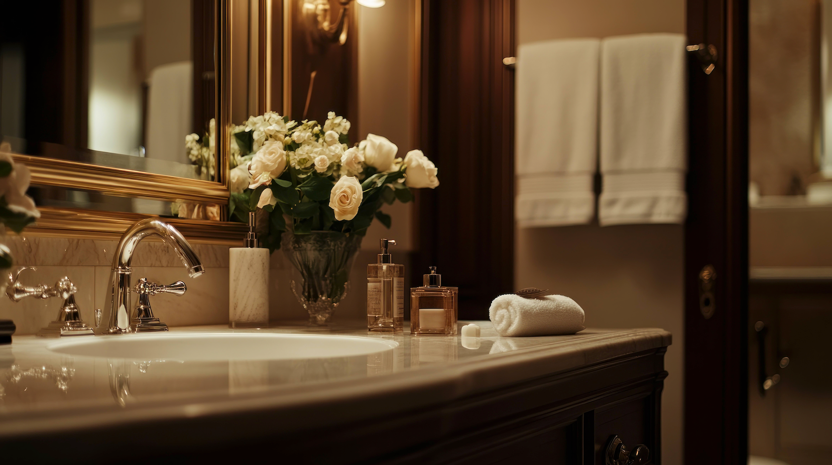 Centerset Bathroom Faucet