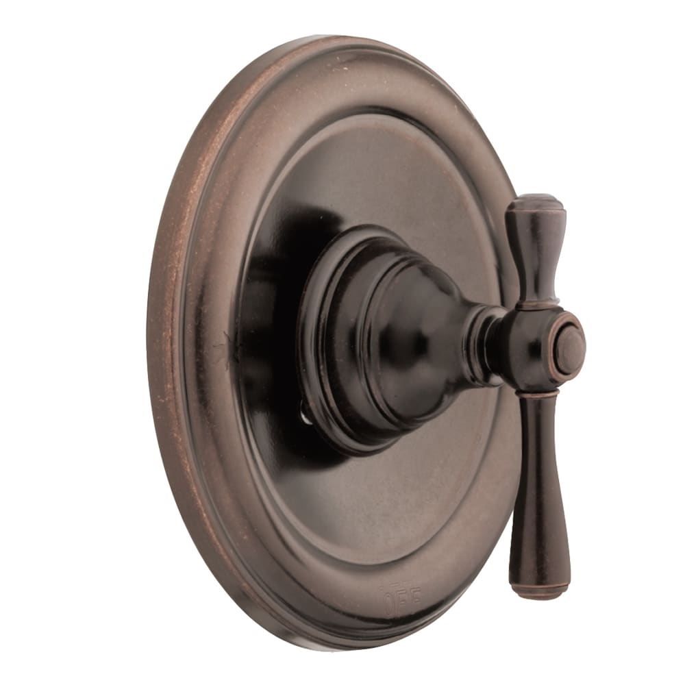 Moen Single Handle Posi-Temp Tub and Shower Valve Trim with Single Function Shower Head from the Banbury Collection (Valve Included) Mediterranean Bronze