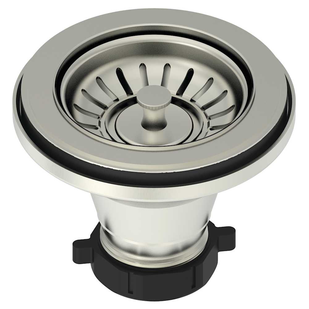 Solid Brass Post Type Basket Strainer