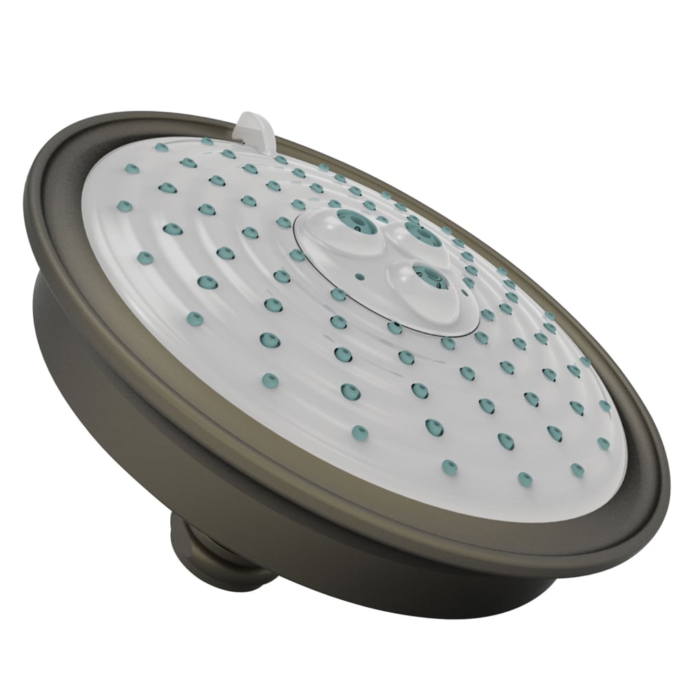 Tub & Shower Series 1.8 GPM Multi Function 6-1/4" Shower Head with Full, Massage, and Intense Turbo Spray
