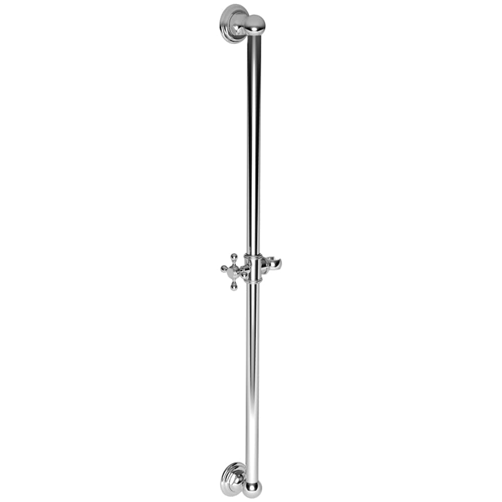 36" Wall Mounted Slide Bar with Adjustable Bracket