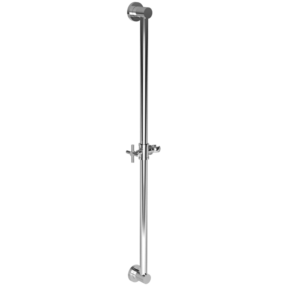 36" Wall Mounted Slide Bar with Adjustable Bracket