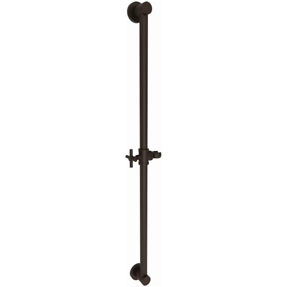 36" Wall Mounted Slide Bar with Adjustable Bracket