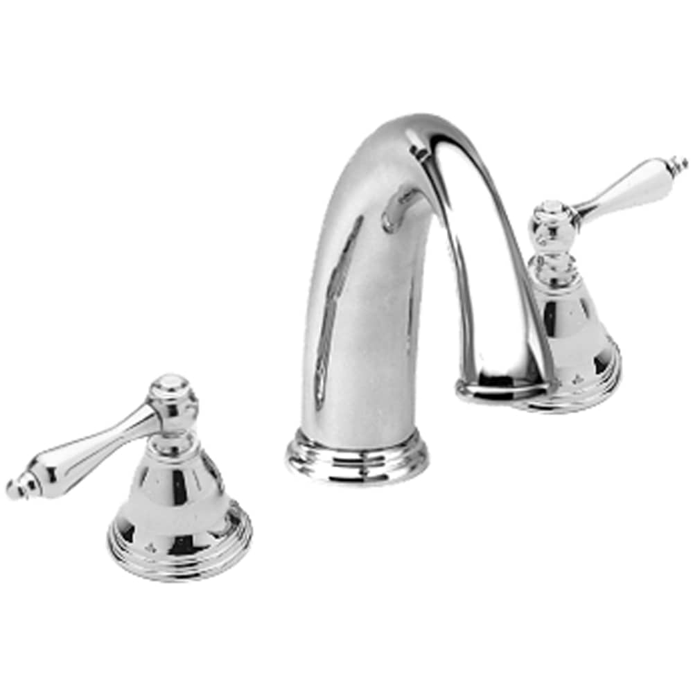Seaport Double Handle Deck Mounted Roman Tub Filler with Metal Lever Handles