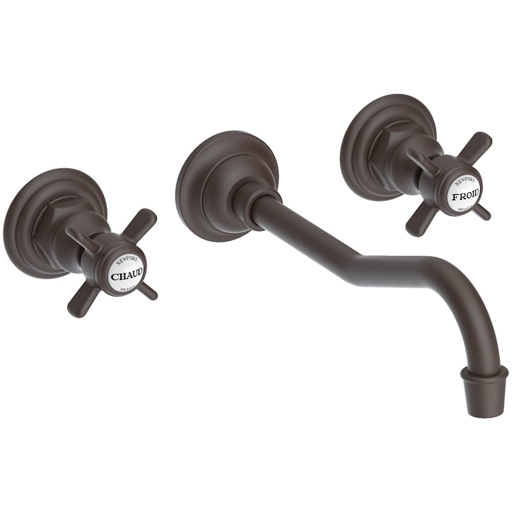 Fairfield 1.2 GPM Wall Mounted Widespread Bathroom Faucet