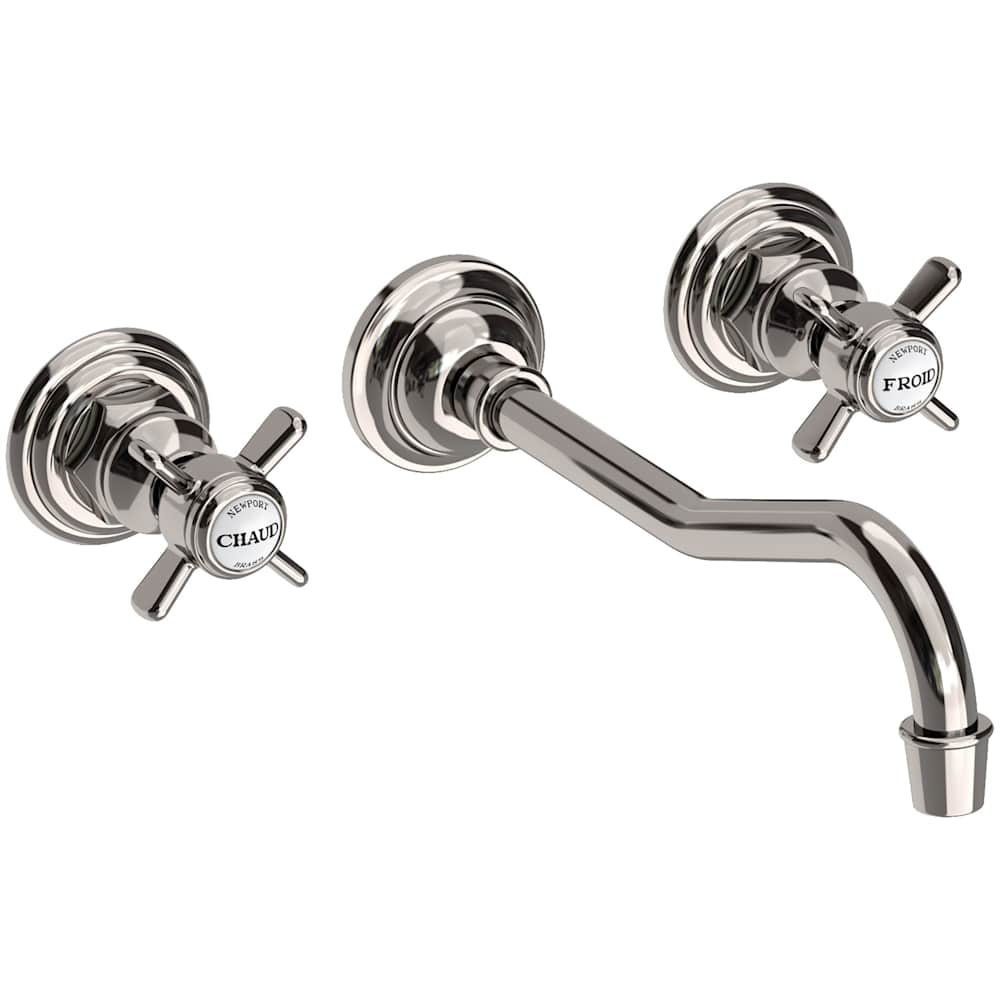 Fairfield 1.2 GPM Wall Mounted Widespread Bathroom Faucet