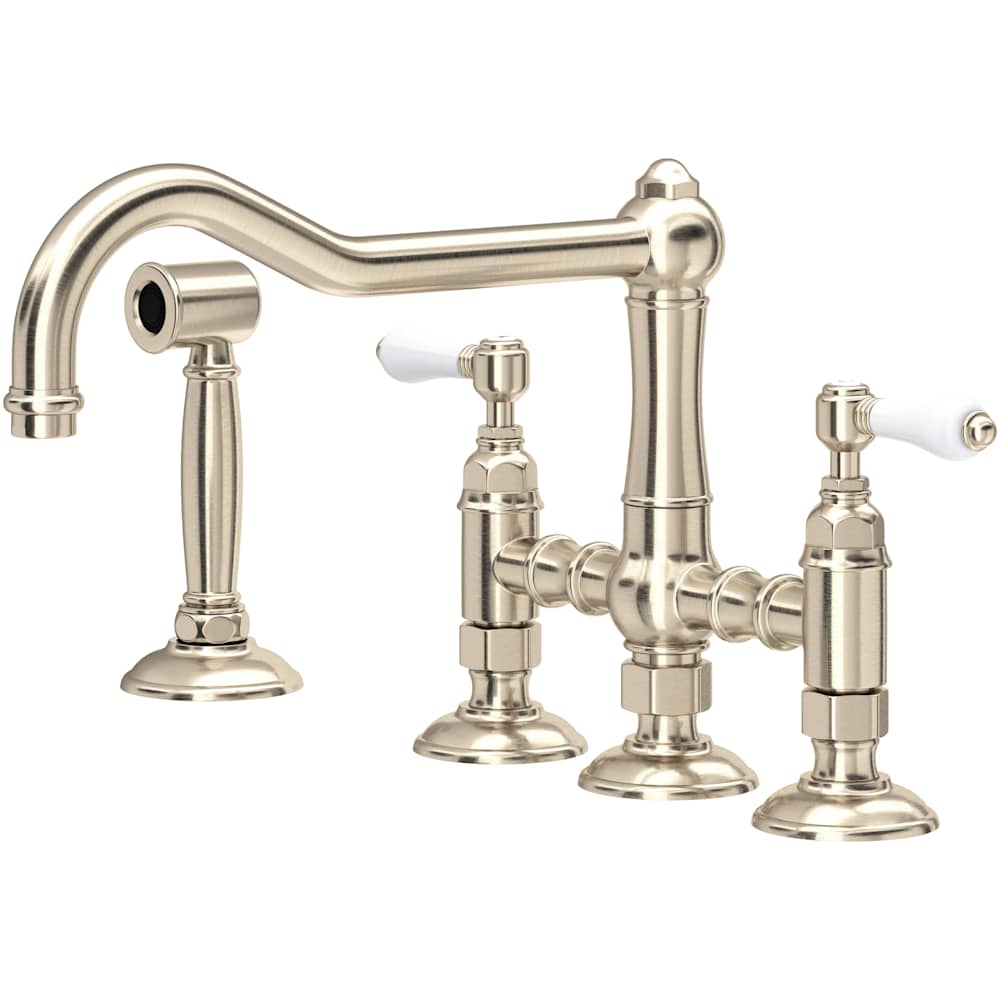 Acqui 1.5 GPM Widespread Bridge Kitchen Faucet - Includes Side Spray