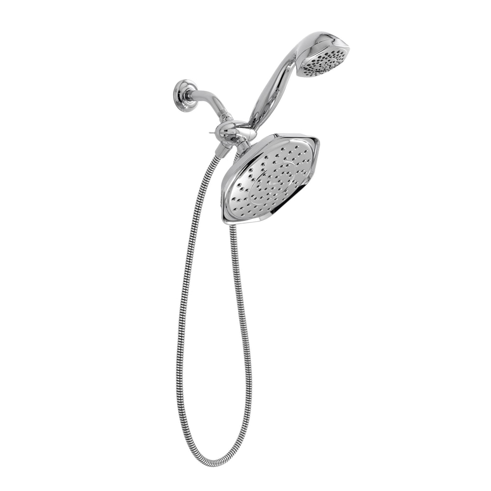 Moen 2.5 GPM Multi-Function Shower Head with Hand Shower Included from the Refresh Collection Chrome