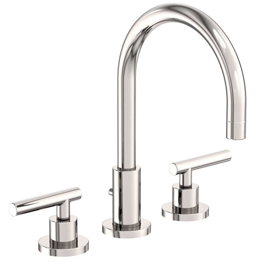 East Linear 1.2 GPM Widespread Bathroom Faucet with Pop-Up Drain Assembly