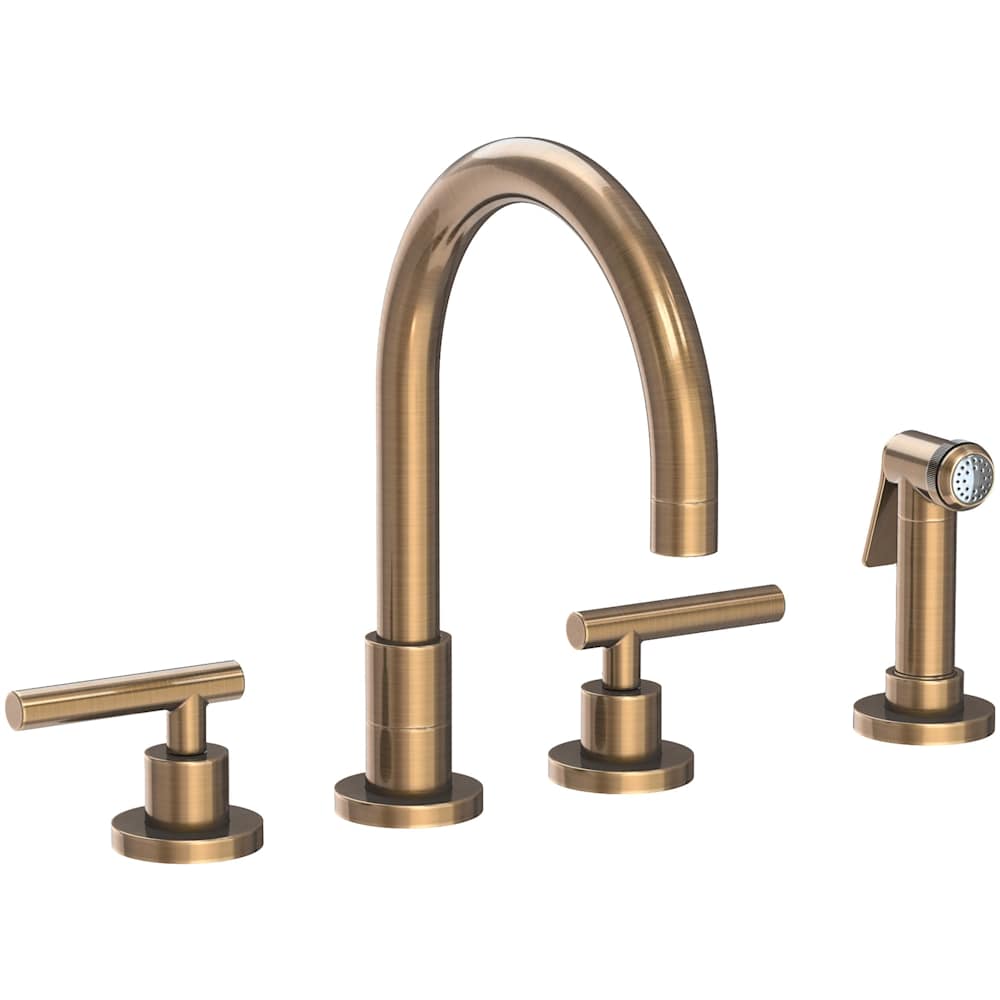 East Linear 1.8 GPM Widespread Kitchen Faucet