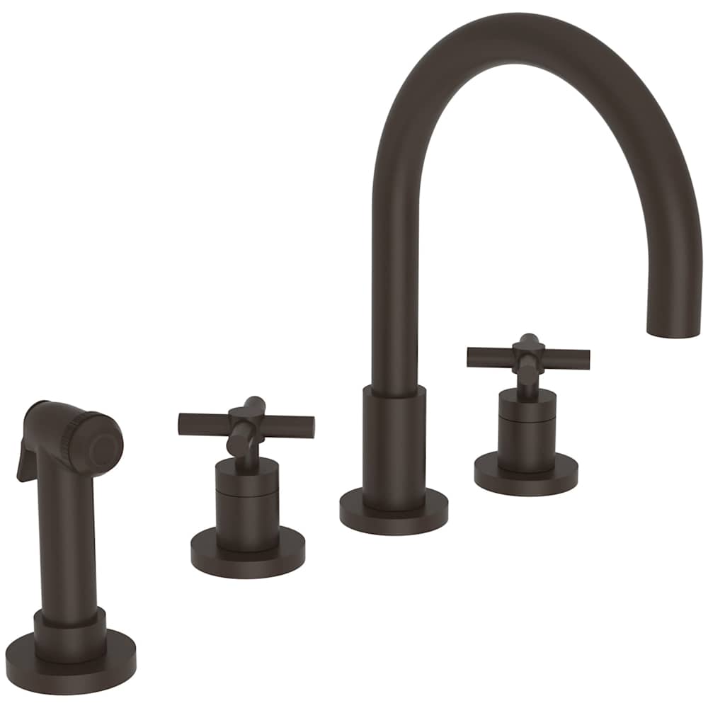 East Linear 1.8 GPM Widespread Kitchen Faucet