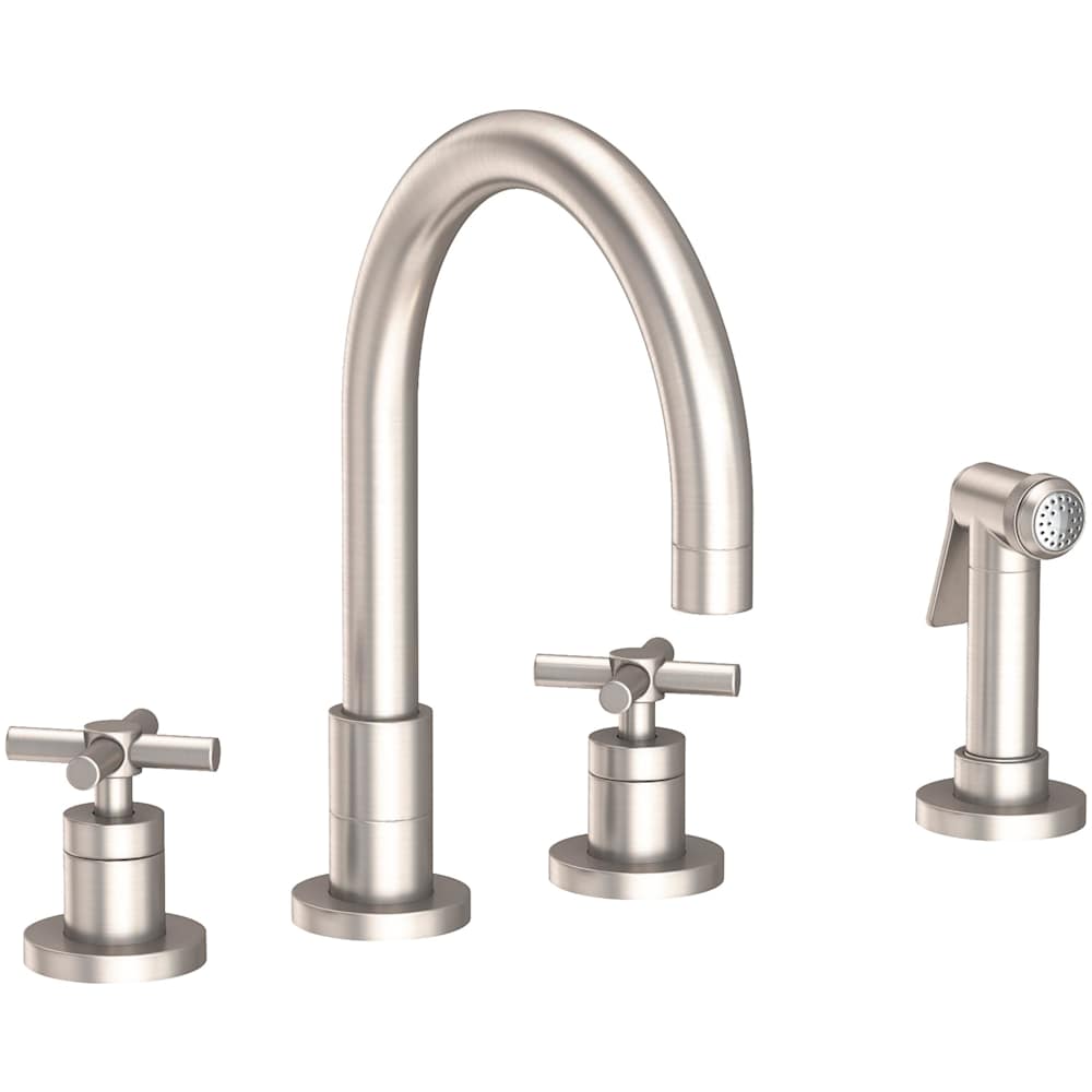 East Linear 1.8 GPM Widespread Kitchen Faucet