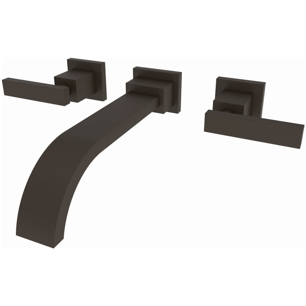 Secant 1.2 GPM Wall Mounted Widespread Bathroom Faucet