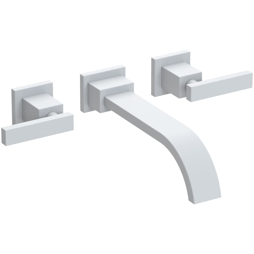 Secant 1.2 GPM Wall Mounted Widespread Bathroom Faucet