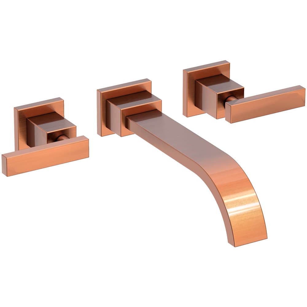 Secant 1.2 GPM Wall Mounted Widespread Bathroom Faucet