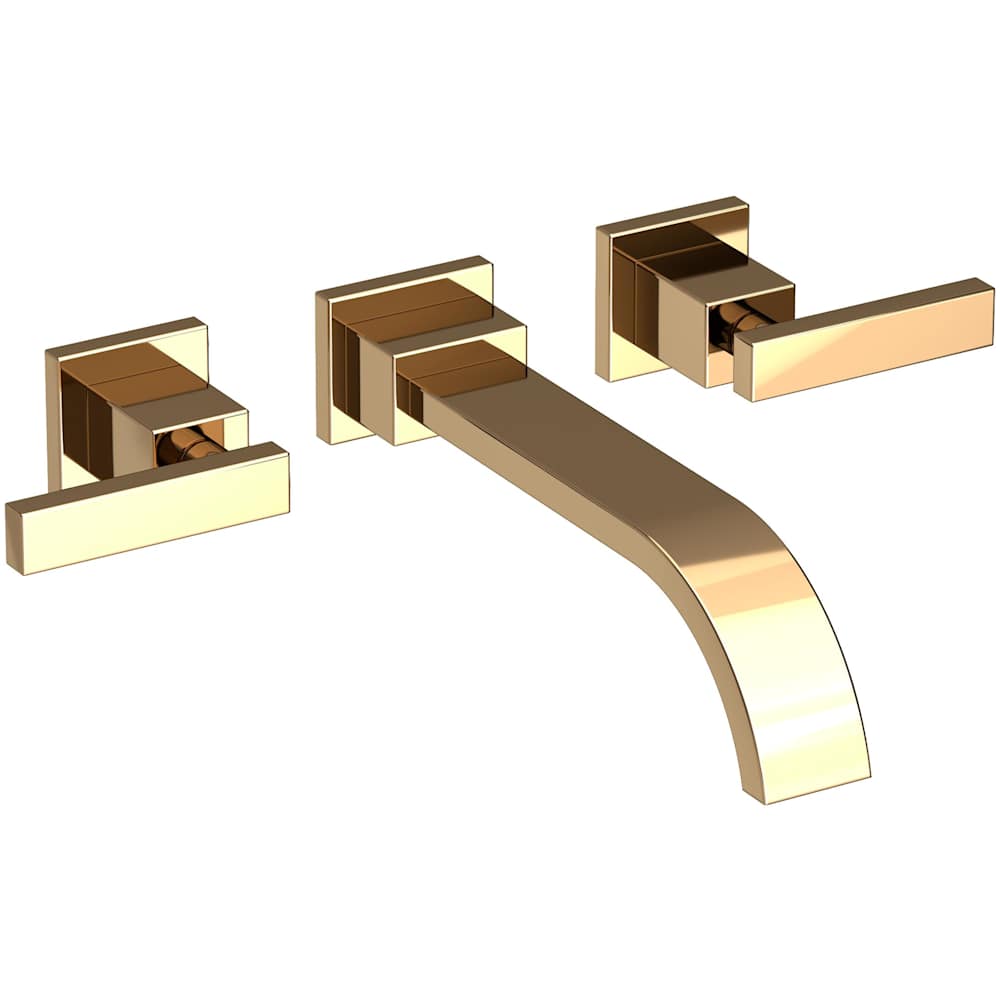 Secant 1.2 GPM Wall Mounted Widespread Bathroom Faucet