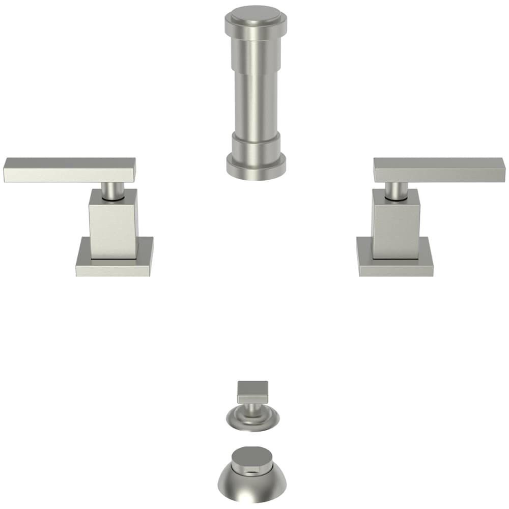Secant Double Handle Widespread Bidet Faucet with Vacuum Breaker and Metal Lever Handles